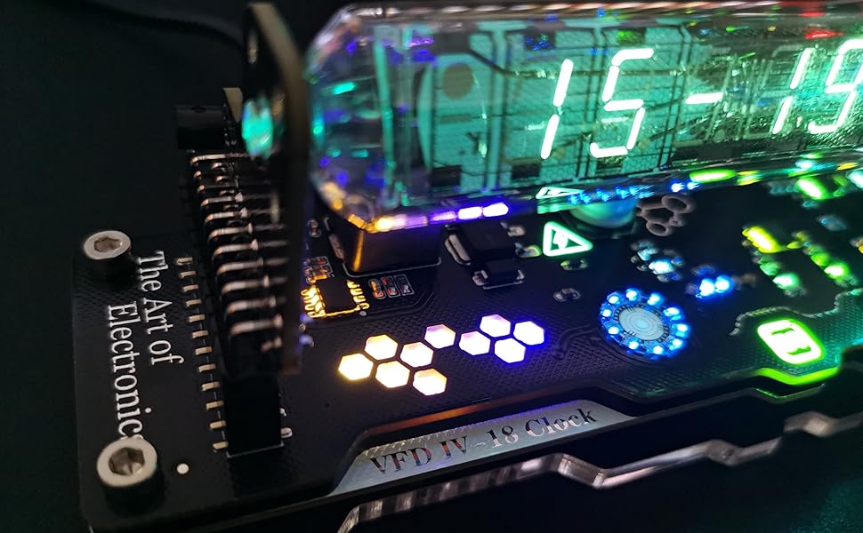Amazon.com: TPHRAVAL Imitation Nixie Tube Clock Fluorescent