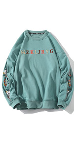 Amazon.com: HZCX FASHION Mens Rhinestone Sweatshirts Punk