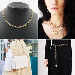 chunky twisted chian diy