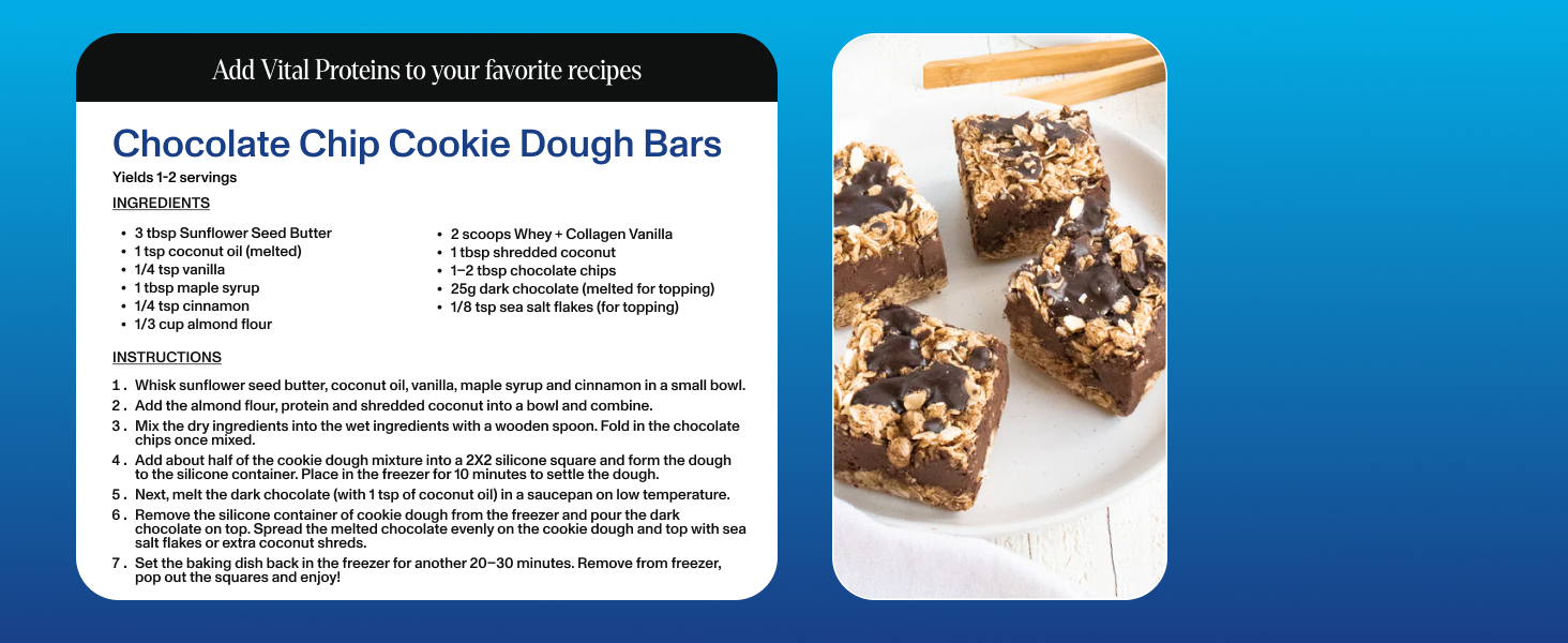 Chocolate Chip Cookie Dough Bars