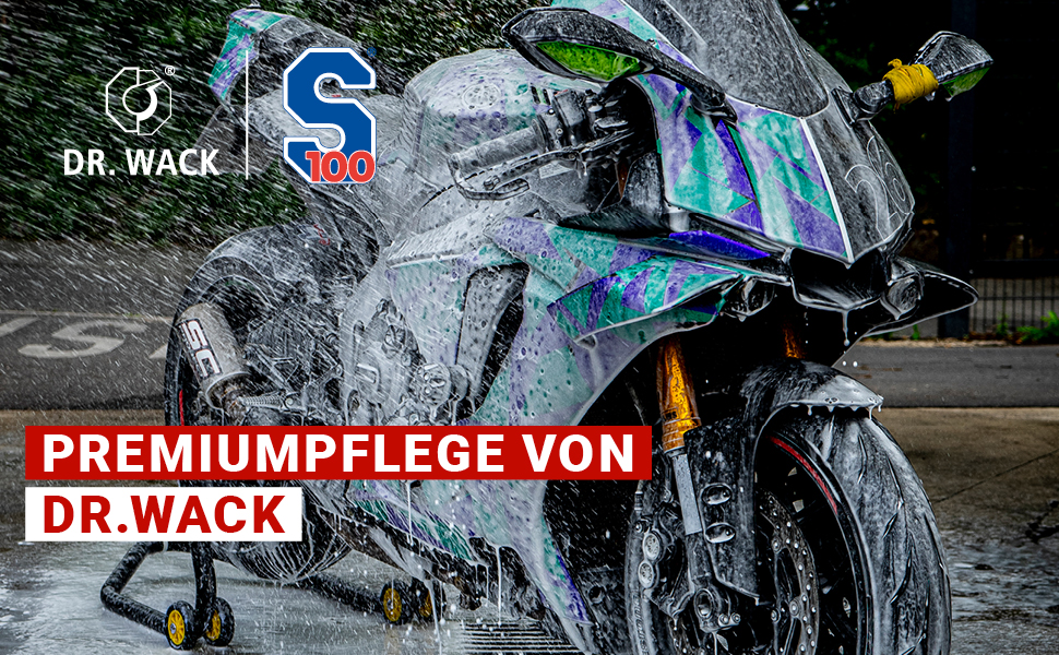 Dr. Wack 2190 S100 FarbAuffrischer 300 ml I Premium MotorradAufbereitung für alle Motorräder
