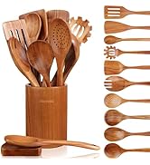12PCS Wood Utensil Set