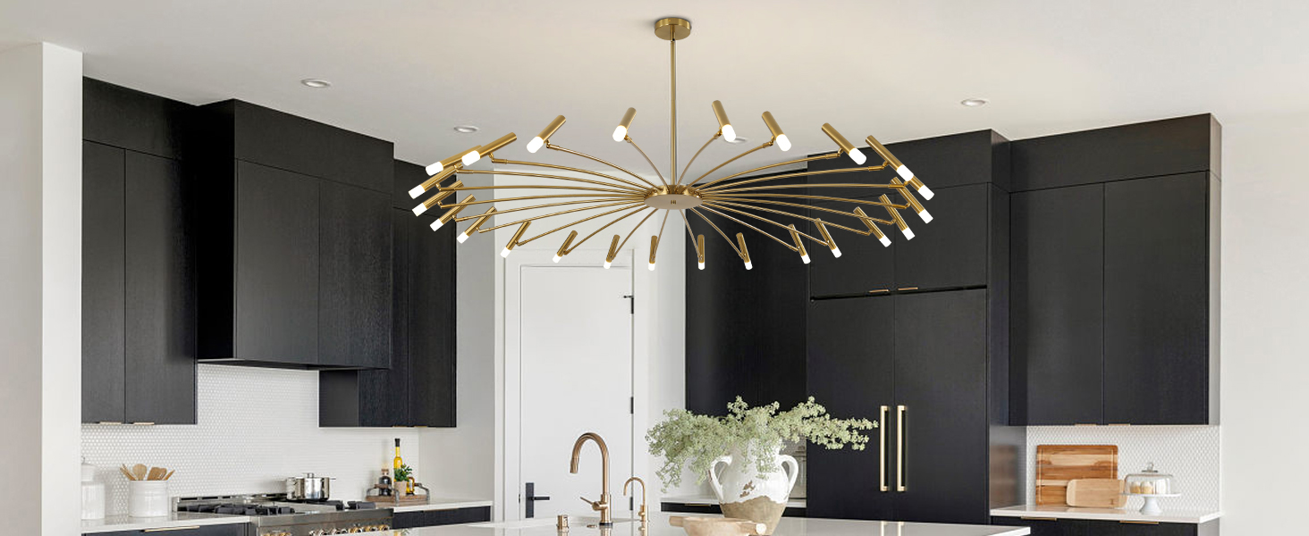 brass living room light fixture