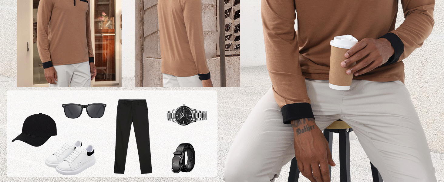 mens long sleeve polo shirts