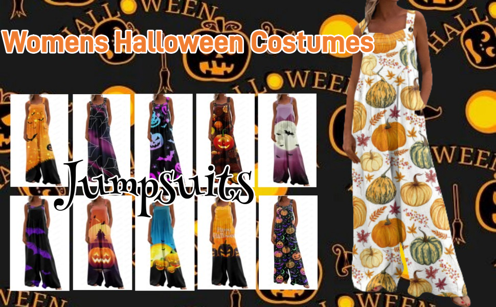 Womens Halloween Costumes 2024 Bat Pumpkin Ghost Cute