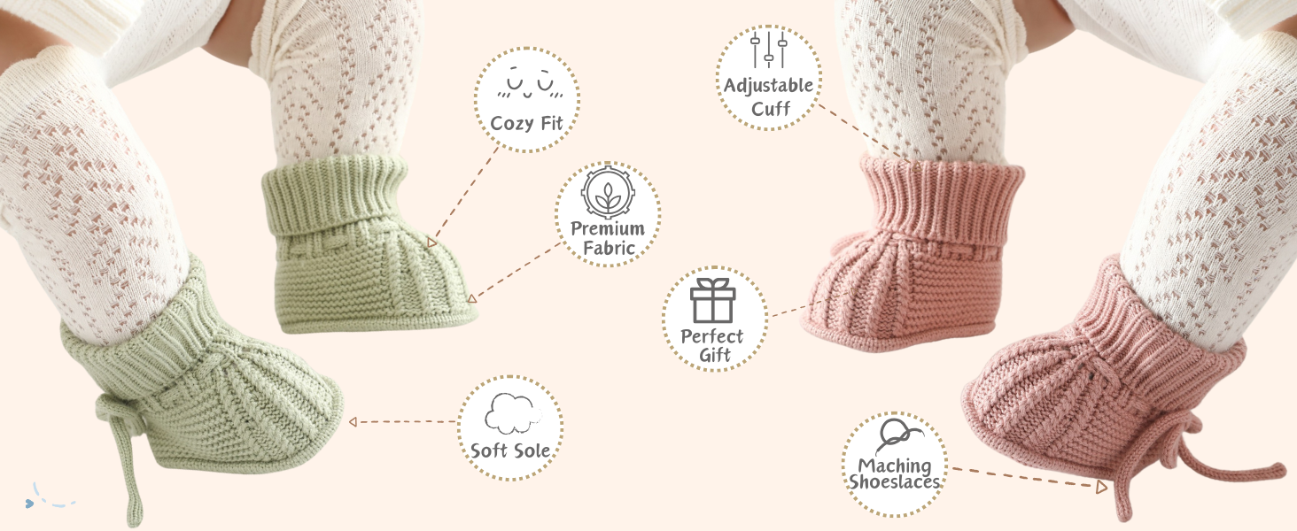 loyfoky baby booties newborn