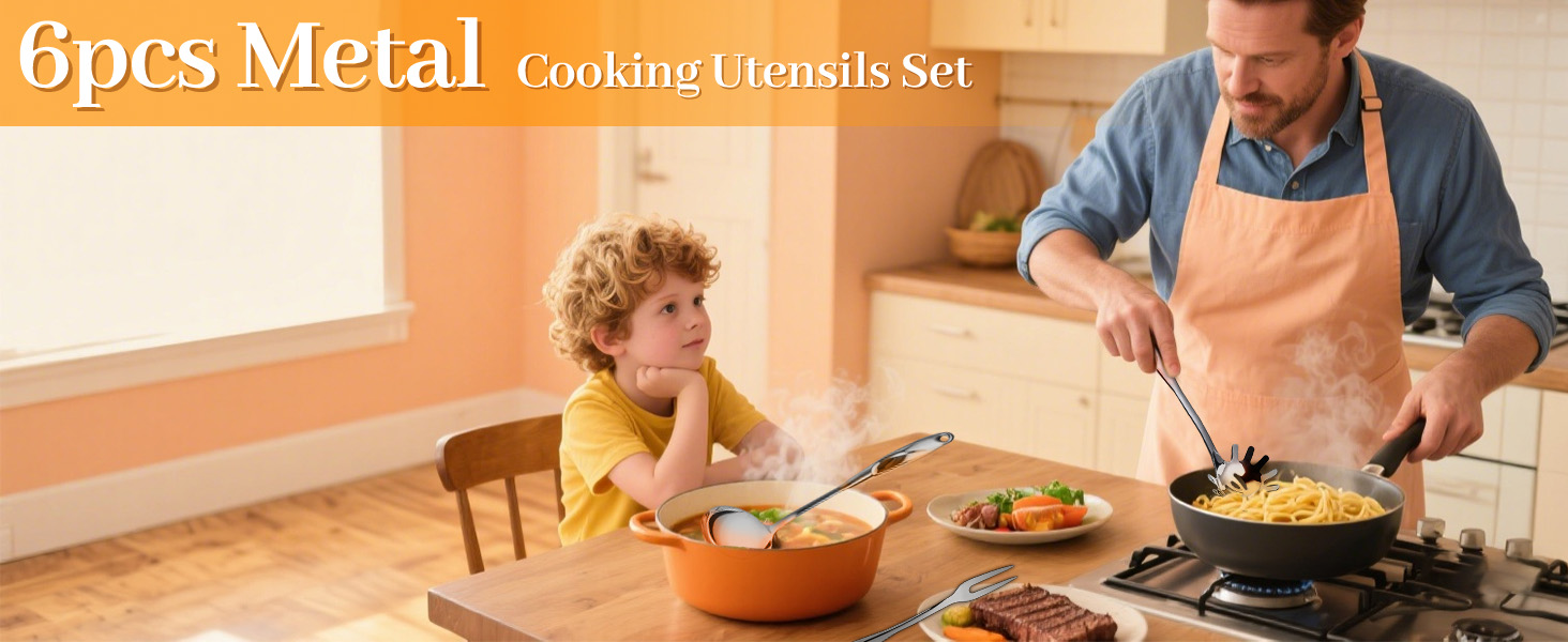 stainless steel cooking utensils; stainless steel utensils set; kitchen utensils; kitchen utensils