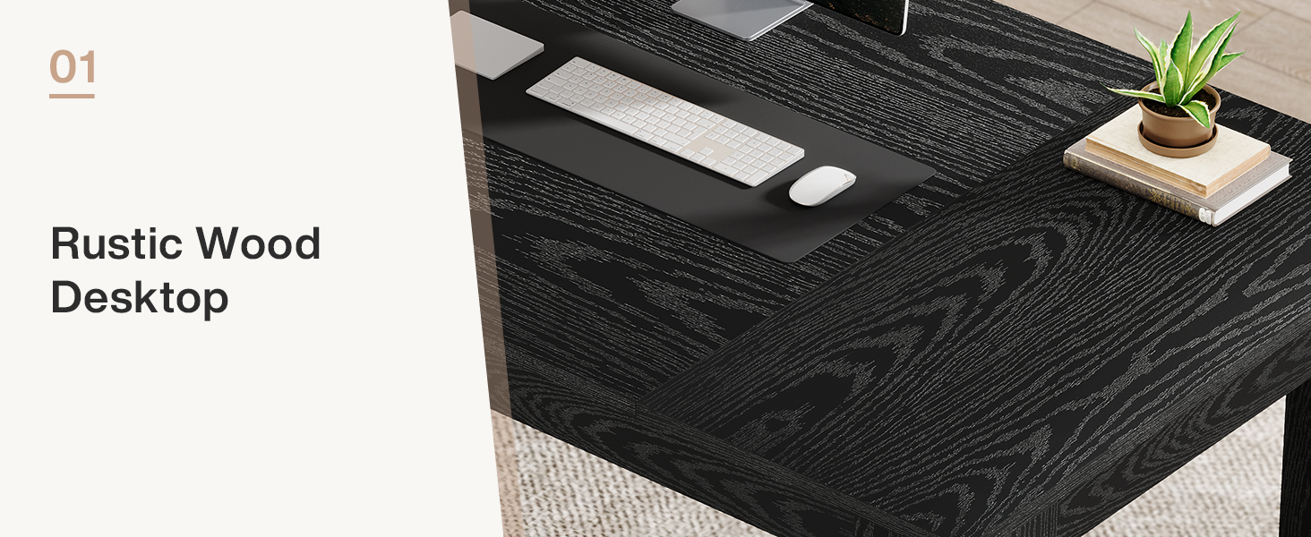wood work desk for home office