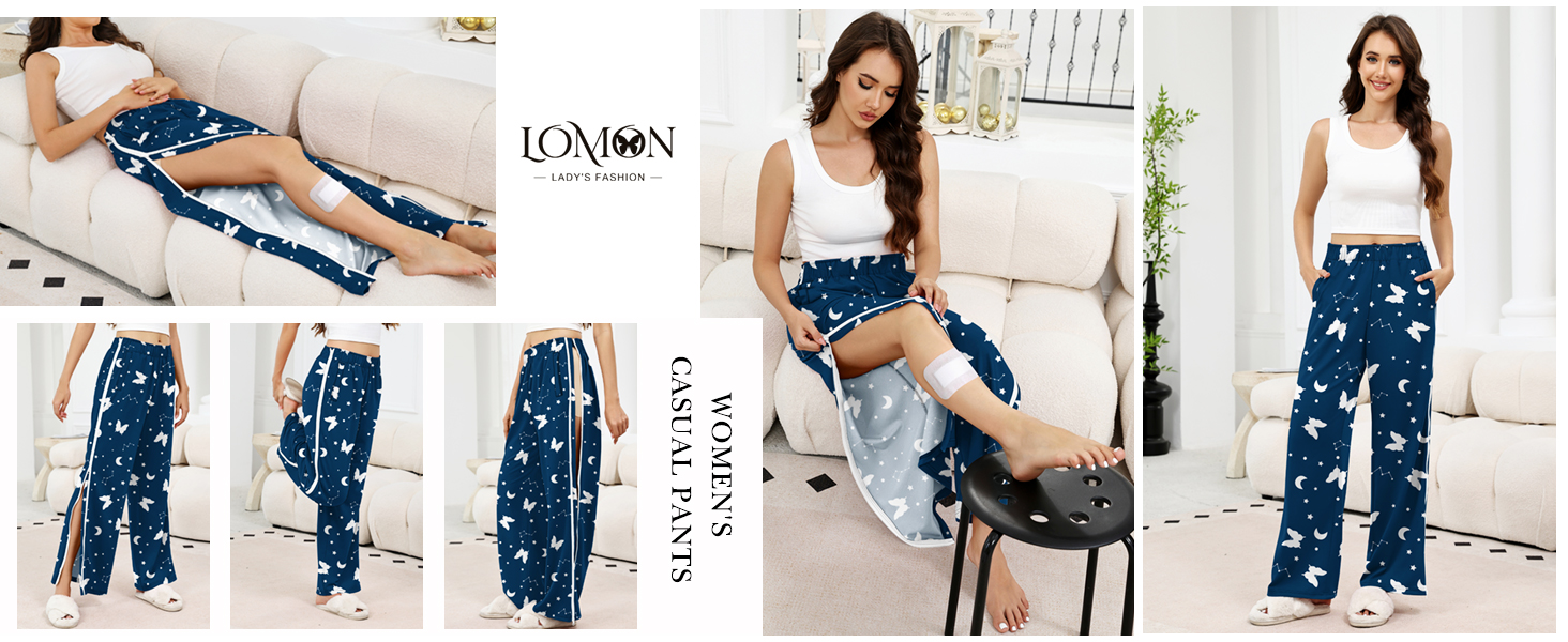 Women's Sweatpants with Zippers