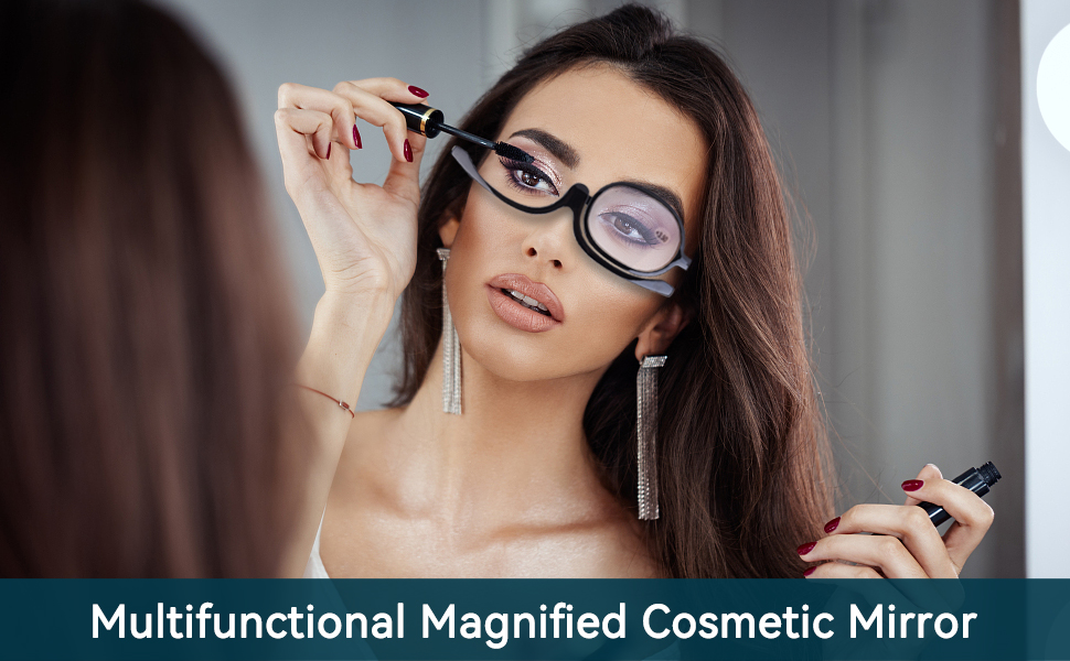 Make-up-Brille mit Vergrößerungsauge