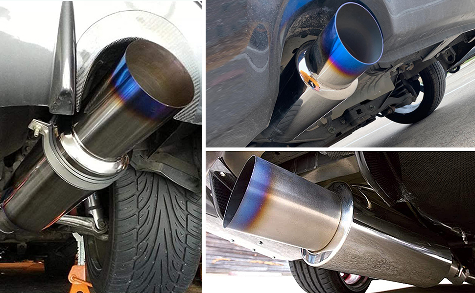 EVIL ENERGY Exhaust Muffler, Stainless Steel Exhaust Tip