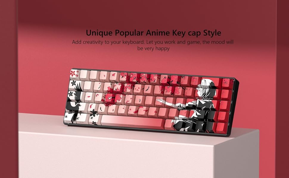 Amazon.com: Japanese Anime Keycaps Shine Throgu Key Caps