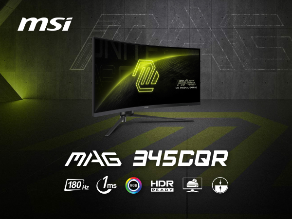Amazon.com: MSI MAG345CQR 34-inch 3440 x 1440 (UWQHD) Gaming