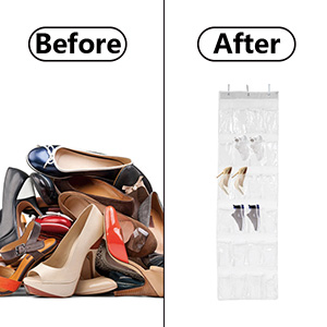 Scarpiera a Sospensione da Porta 24 Scomparti