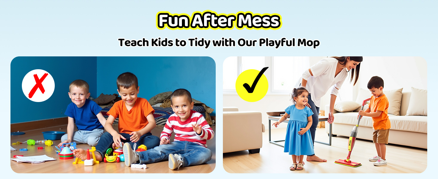 lets kids experience the joy of helping around the house