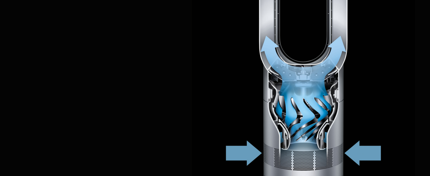 Cutaway showing internal airflow paths.