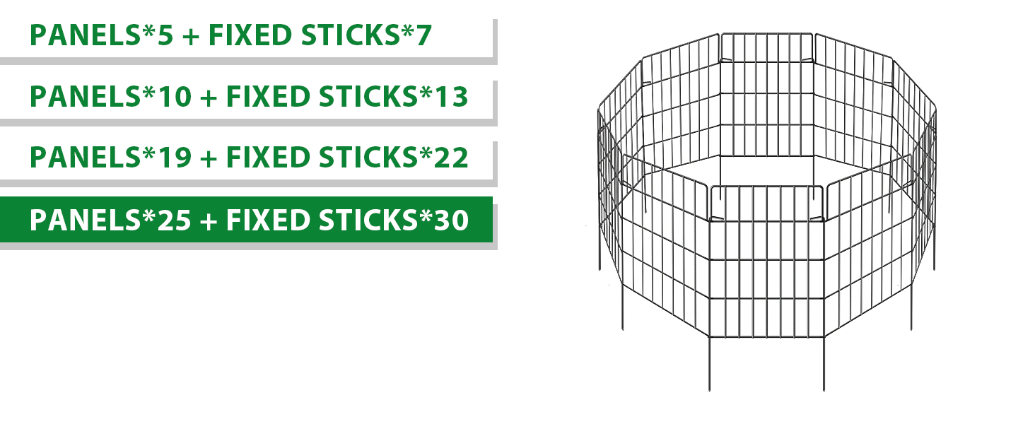 decorative garden fence