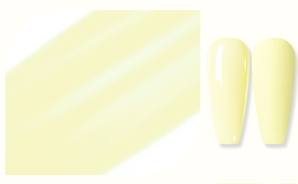 BORN PRETTY Yellow Gel Nail Polish Soak Off UV LED Nail Lamp Gel Polish