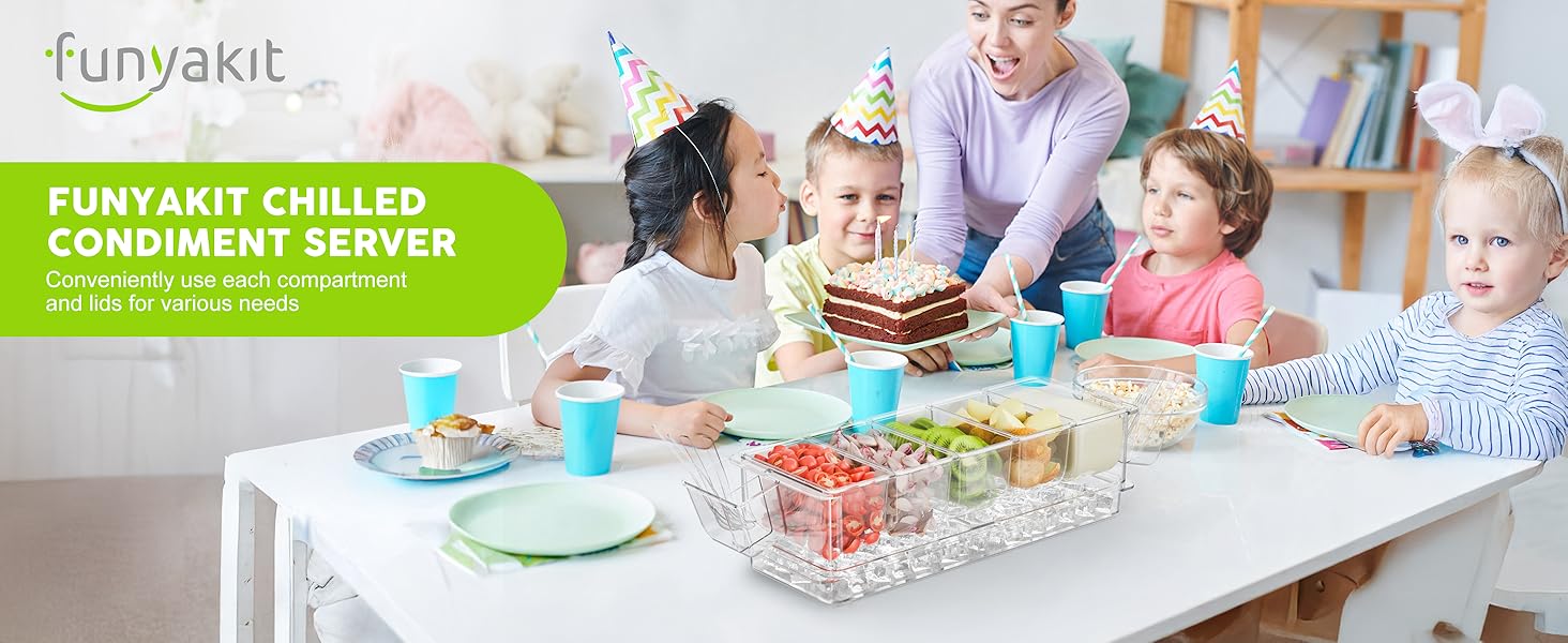 taco bar serving set for a party