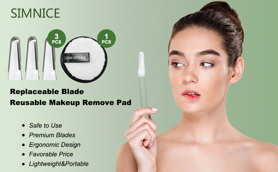 Simnice Facial Dermaplaning Tool Dermaplane Razor