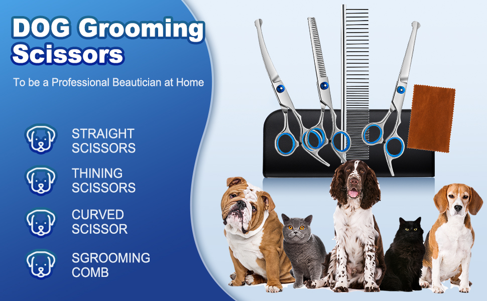 Professional Dog Grooming Scissors