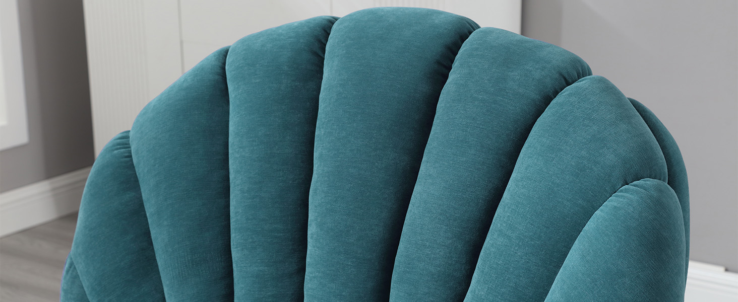 9072 green teal shell backrest