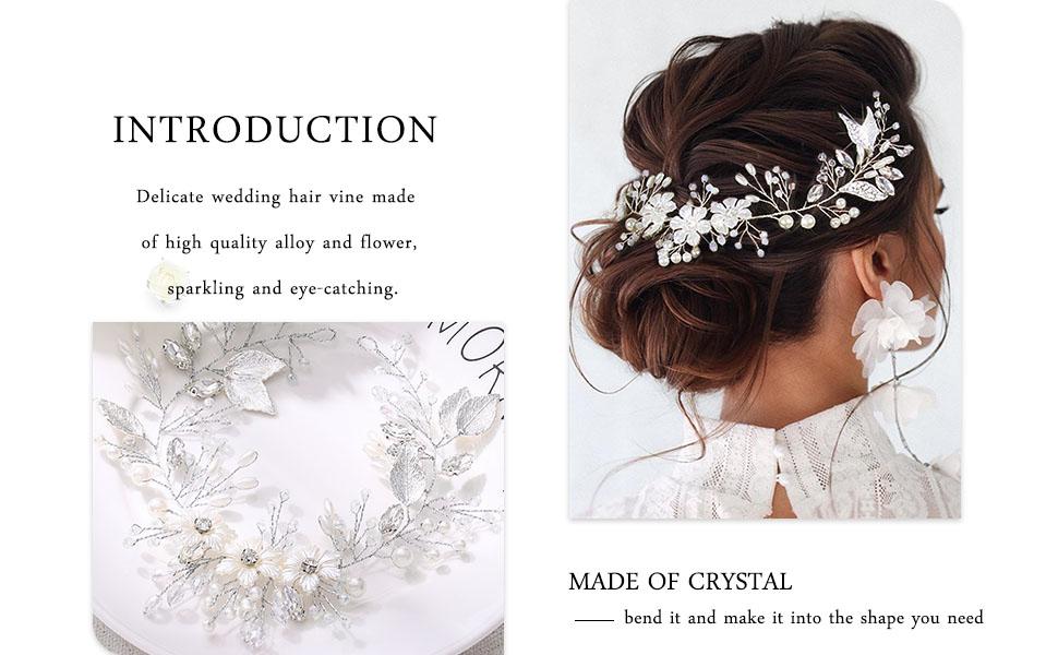 bridal hair pieces for bridal hair vine bridal hair vines bridal headpieces bead wedding hair pieces