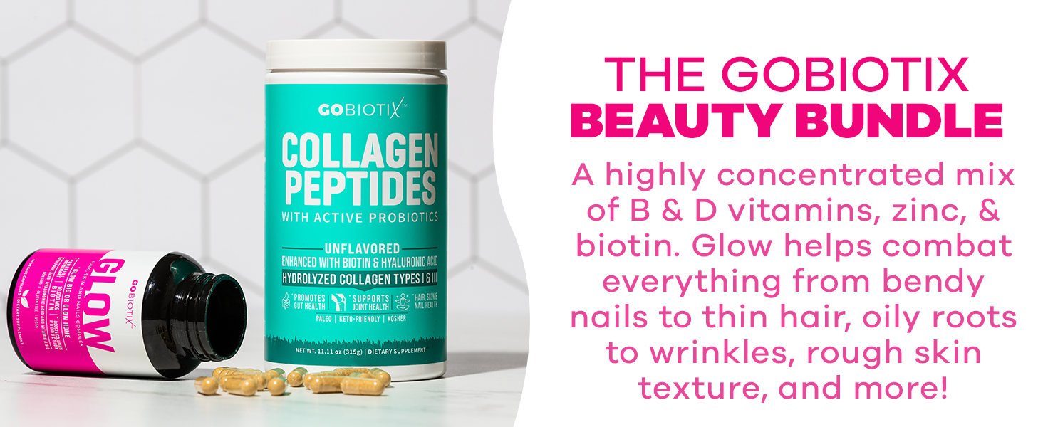 beauty bundle collagen oily skin joint health arthritis oily roots rough skin 