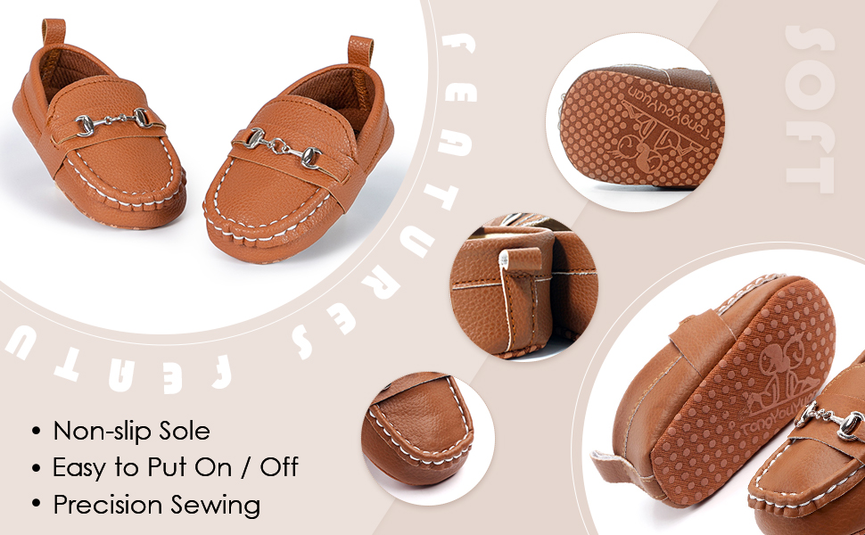 Baby Boys First Walking Shoes Classic Loafers
