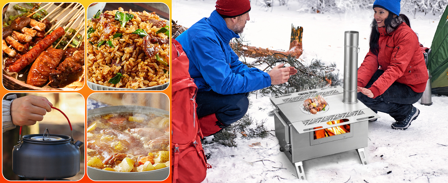 hot tent stove outdoor indoor