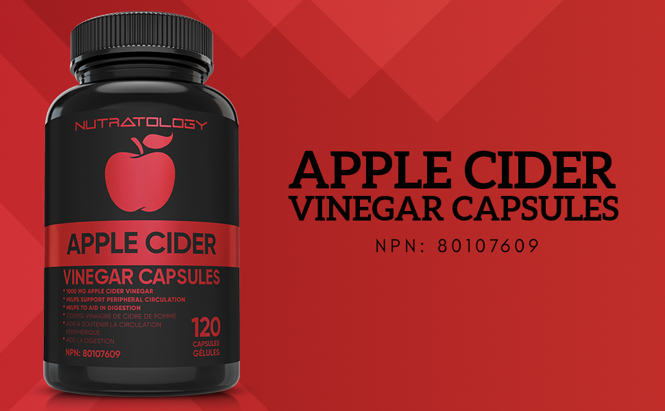 Keto Friendly Apple Cider Vinegar Capsules 1000MG Apple Cider Vinegar