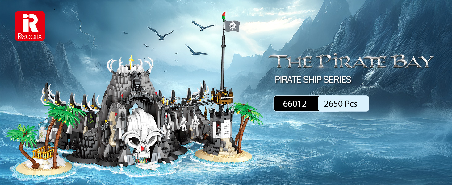 Reobrix Medieval Pirate Bay Building Set