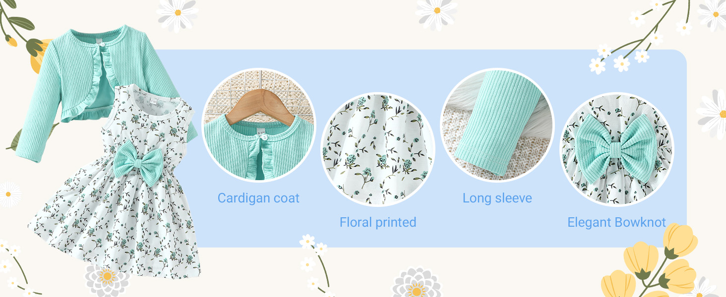 Baby girls dress set