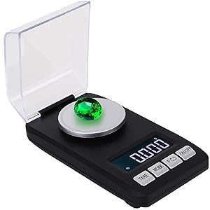 Bilancia Di Precisione Retoo 20g/0.001g - Digitale, Tascabile, Per Oro, Gioielli, Spezie, Nero
