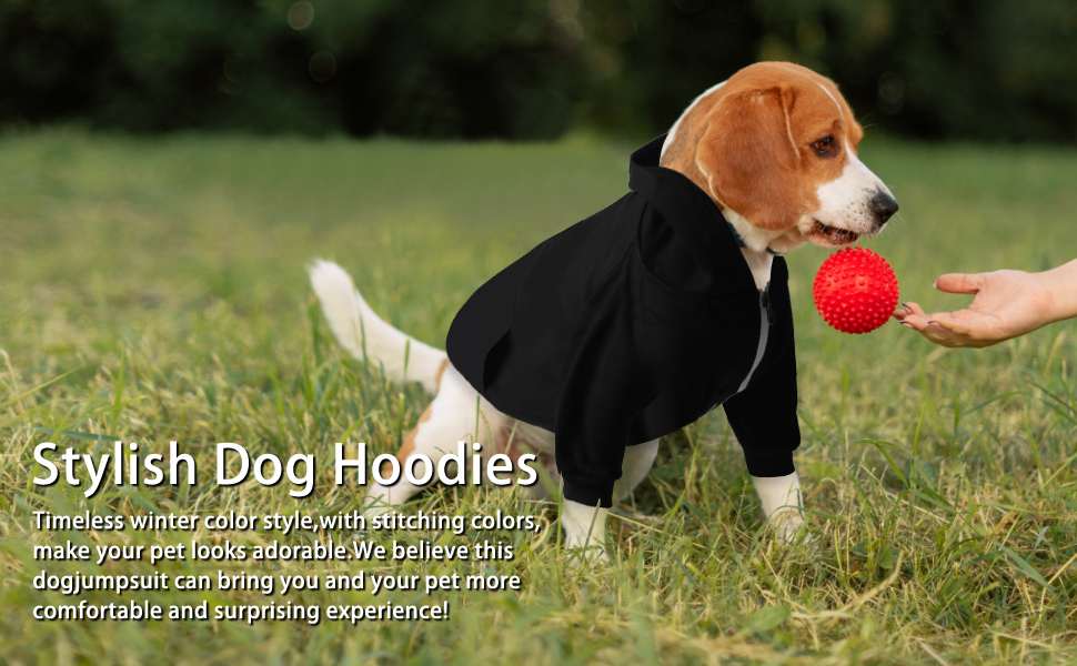 TQFlow Dog Hoodie Pet Clothes, Soft Dog Sweatshirt, Warm