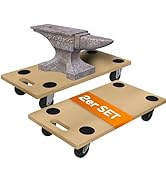 Tronitechnik Rollbrett TT-RB 02 Set (2 Stück) Transportroller rutschfest je 200 kg Tragfähigkeit...