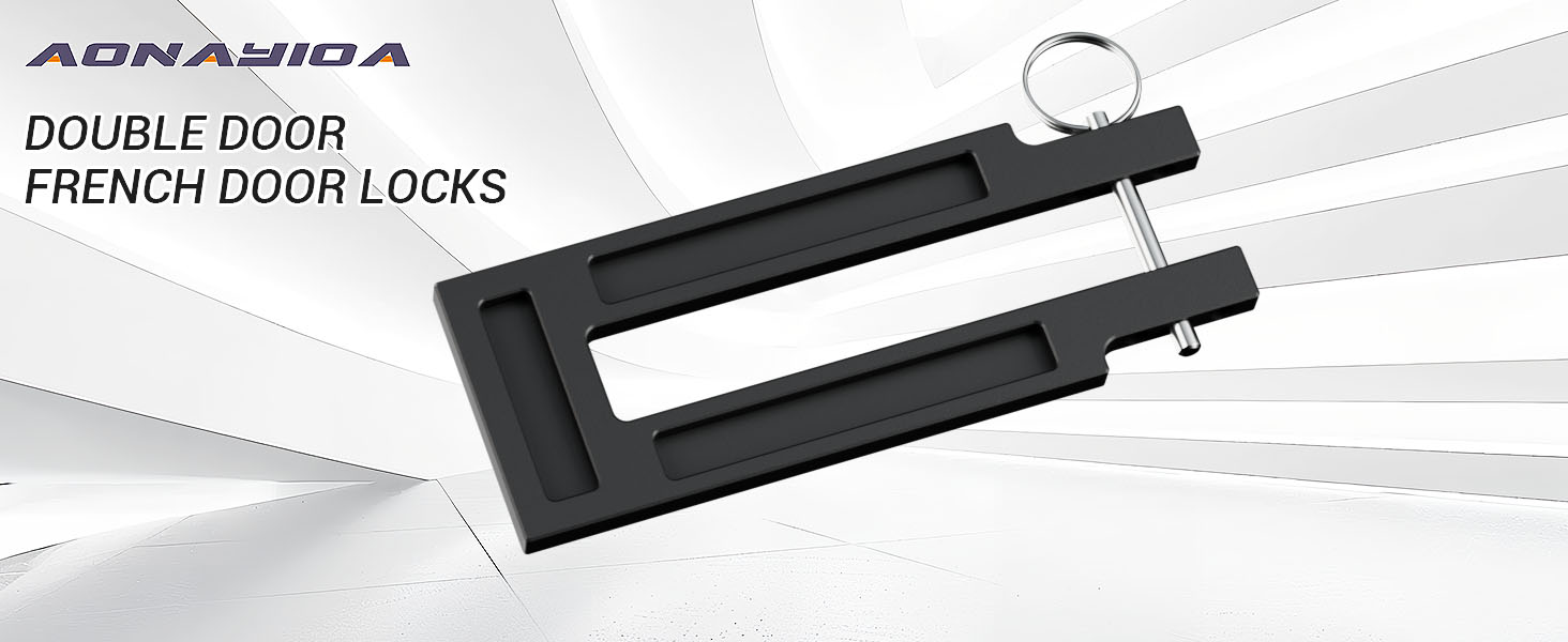 Double door french door locks