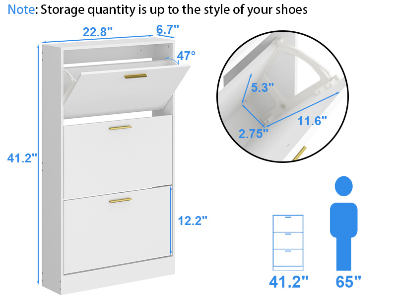 slim shoe cabinet