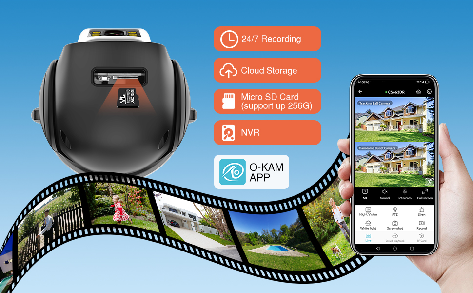 VSTARCAM 2MP Dual Lens 360° Surveillance Outdoor Security Camera