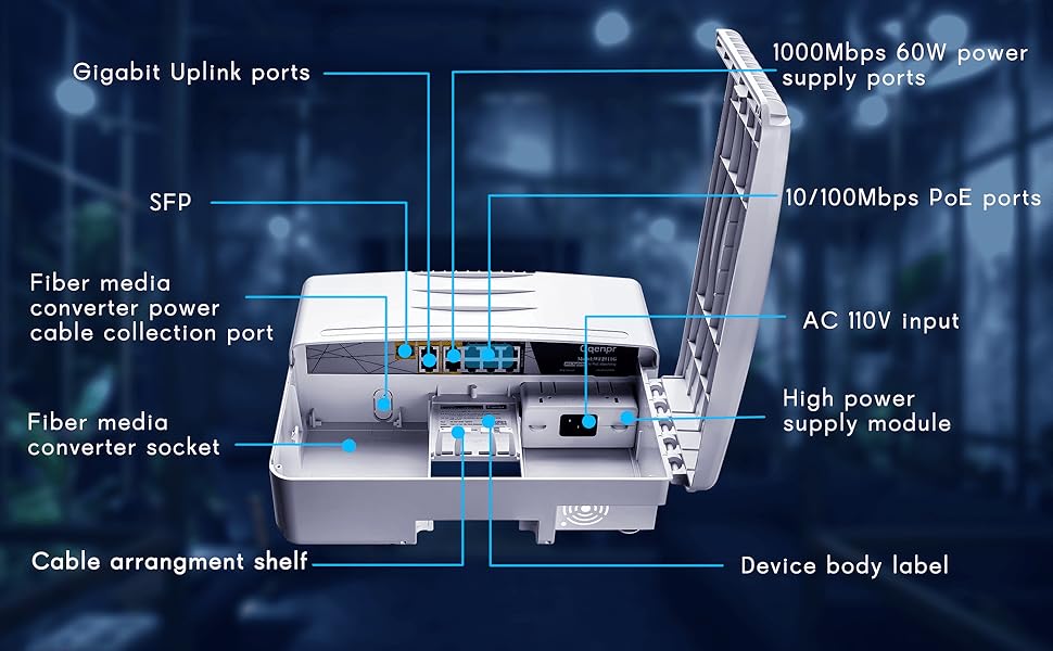 outdoor poe switch