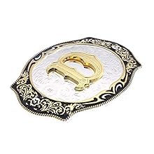 Amazon.com: QQA Western Cowboy Belt Buckle ABCDJ to Z