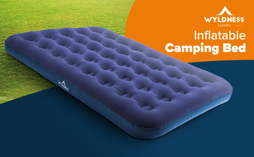 Wyldness Camping Inflatable Airbed Quick Inflating Outdoor Air