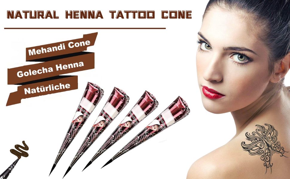 Welche Henna Tattoo Farbe Ist Die Beste www.amazon.de