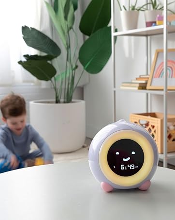 mella play pink bedroom toddler sound machine night light ok to wake