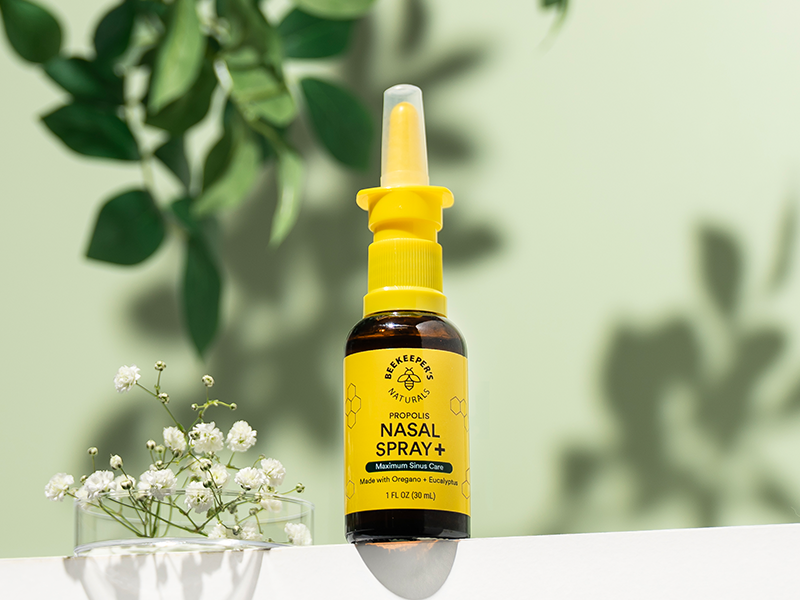 Beekeeper's Naturals Propolis Nasal Rinse Spray Plus