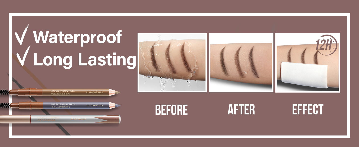 eyebrow pencil waterproof