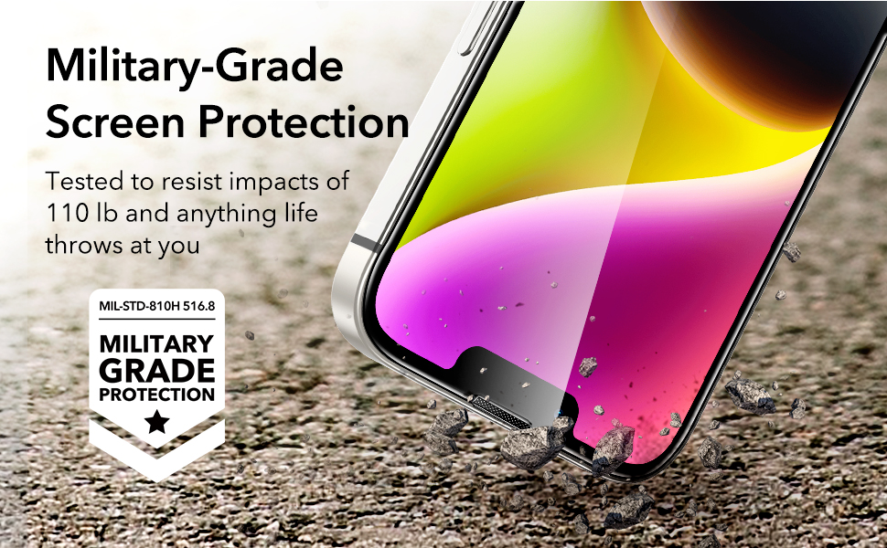 ESR Armorite Screen Protector Compatible with iPhone 14, iPhone 13 and