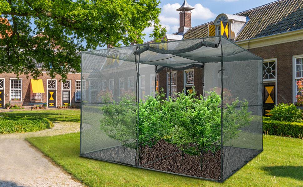 CEED4U 8 x 4 Feet Crop Cage Plant Protection Tent with 6
