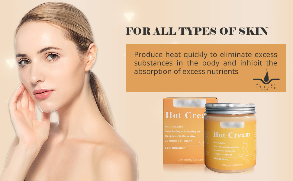 hot cream massage gel