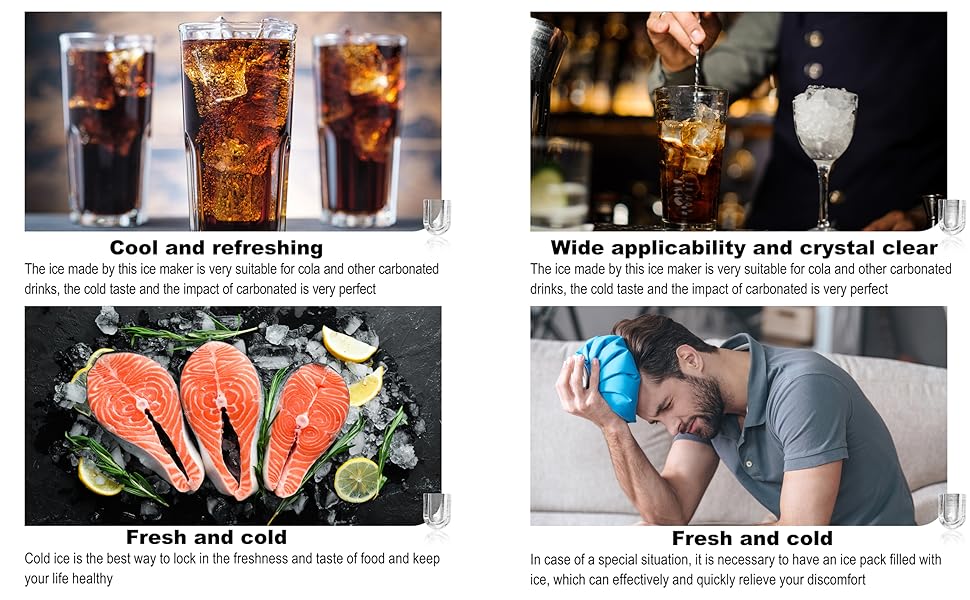 Electactic Ice Maker Countertop, Efficient Easy Carry Ice